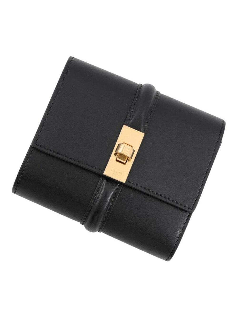 Celine Trifold Wallet 16 Small Black